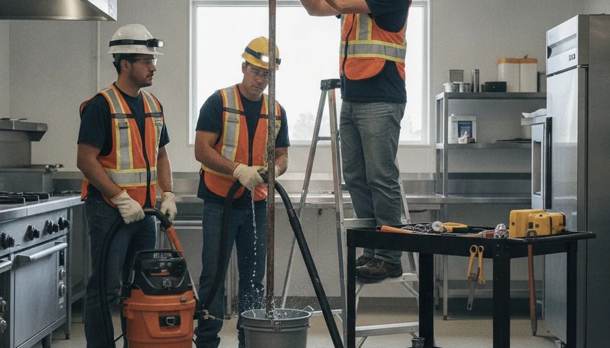 Emergency plumber in Fort Worth, TX responding to burst pipe and leak repair calls
